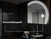 Elegantti LED Puolipyöreä Peili - Kylpyhuoneeseen Q223 #5