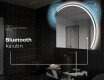 Elegantti LED Puolipyöreä Peili - Kylpyhuoneeseen Q223 #6