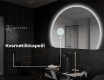 Elegantti LED Puolipyöreä Peili - Kylpyhuoneeseen W221 #5