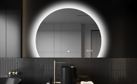 Elegantti LED Puolipyöreä Peili - Kylpyhuoneeseen W221