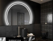 Elegantti LED Puolipyöreä Peili - Kylpyhuoneeseen W223 #3