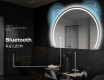 Elegantti LED Puolipyöreä Peili - Kylpyhuoneeseen W223 #7