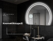 Elegantti LED Puolipyöreä Peili - Kylpyhuoneeseen W223 #5