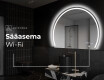 Elegantti LED Puolipyöreä Peili - Kylpyhuoneeseen W223 #7