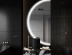 Elegantti LED Puolipyöreä Peili - Kylpyhuoneeseen D222 #9