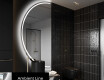 Elegantti LED Puolipyöreä Peili - Kylpyhuoneeseen D223