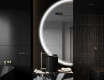 Elegantti LED Puolipyöreä Peili - Kylpyhuoneeseen D223 #9