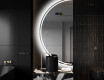 Elegantti LED Puolipyöreä Peili - Kylpyhuoneeseen D223 #9