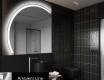 Elegantti LED Puolipyöreä Peili - Kylpyhuoneeseen X222