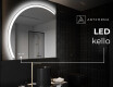 Elegantti LED Puolipyöreä Peili - Kylpyhuoneeseen X222 #7