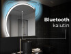 Elegantti LED Puolipyöreä Peili - Kylpyhuoneeseen X222 #5