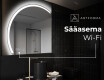 Elegantti LED Puolipyöreä Peili - Kylpyhuoneeseen X222 #6