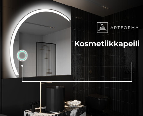 Elegantti LED Puolipyöreä Peili - Kylpyhuoneeseen X222 #9