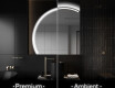 Elegantti LED Puolipyöreä Peili - Kylpyhuoneeseen X223