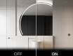 Elegantti LED Puolipyöreä Peili - Kylpyhuoneeseen X223 #3