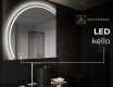 Elegantti LED Puolipyöreä Peili - Kylpyhuoneeseen X223 #7