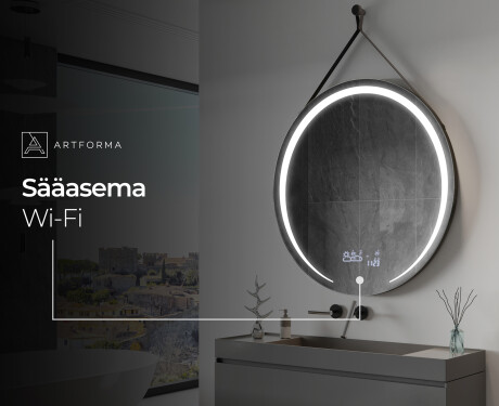 Valopeili pyöreä roikkuva peili L98 #6