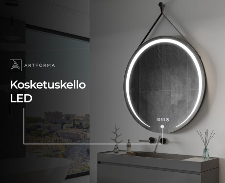 Valopeili pyöreä roikkuva peili L98 #7