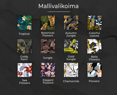 Taustavalaistu Koristeellinen Peili Kylpyhuoneeseen - Letters #8