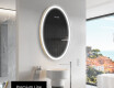 Pystysuora LED-valaistus Custom Mirror Kylpyhuoneen valaistus L227 #4