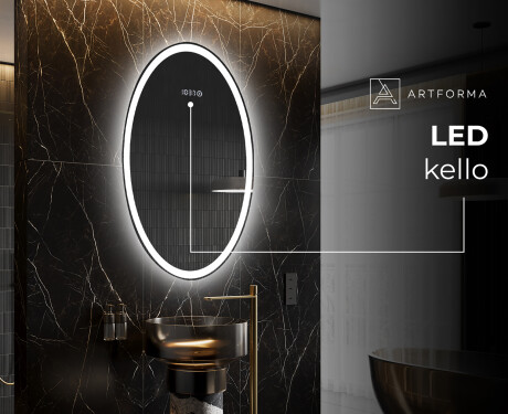 Pystysuora LED-valaistus Custom Mirror Kylpyhuoneen valaistus L227 #7