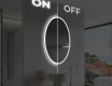 Pystysuora LED-valaistus Custom Mirror Kylpyhuoneen valaistus L227 #3