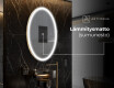 Pystysuora LED-valaistus Custom Mirror Kylpyhuoneen valaistus L227 #8