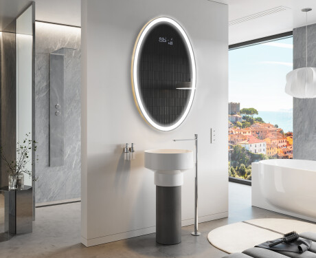 Pystysuora LED-valaistus Custom Mirror Kylpyhuoneen valaistus L227 #9