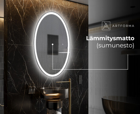 Pystysuora LED-valaistus Custom Mirror Kylpyhuoneen valaistus L227 #8