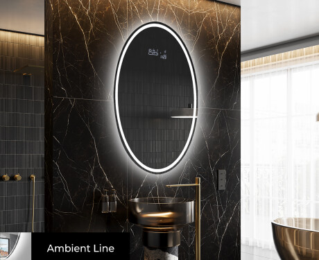Pystysuora LED-valaistus Custom Mirror Kylpyhuoneen valaistus L228