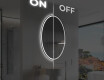Pystysuora LED-valaistus Custom Mirror Kylpyhuoneen valaistus L228 #3