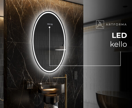 Pystysuora LED-valaistus Custom Mirror Kylpyhuoneen valaistus L228 #7