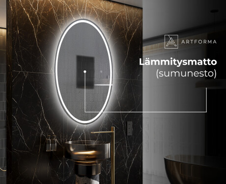 Pystysuora LED-valaistus Custom Mirror Kylpyhuoneen valaistus L228 #8