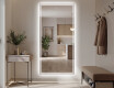 Pystysuora kylpyhuoneen Peili LED-valoilla L57