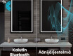 Pystysuora kylpyhuoneen Peili LED-valoilla L12 #7