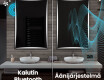 Pystysuora kylpyhuoneen Peili LED-valoilla L77 #7