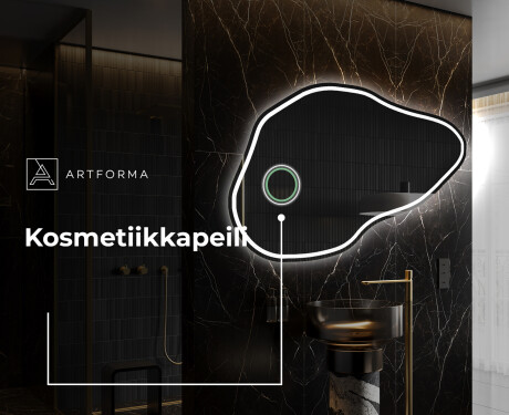 Epäsäännöllisen muotoinen LED-kylpyhuonepeili P223 #4
