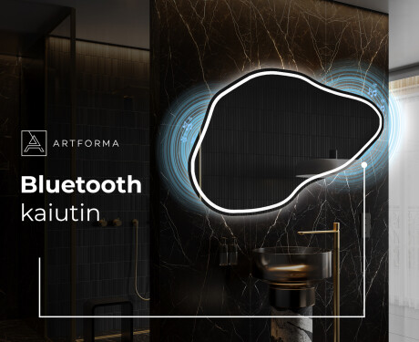 Epäsäännöllisen muotoinen LED-kylpyhuonepeili P223 #5