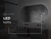 LED-valaistus Custom Mirror Kylpyhuoneen valaistus L229 #8