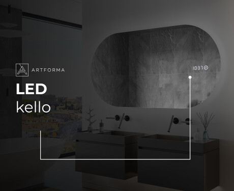LED-valaistus Custom Mirror Kylpyhuoneen valaistus L229 #8