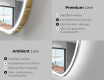 LED-valaistus Custom Mirror Kylpyhuoneen valaistus L230 #2