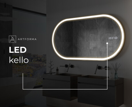 LED-valaistus Custom Mirror Kylpyhuoneen valaistus L230 #9