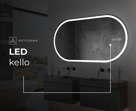 LED-valaistus Custom Mirror Kylpyhuoneen valaistus L230 #8