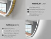 LED-valaistus Custom Mirror Kylpyhuoneen valaistus L231 #2