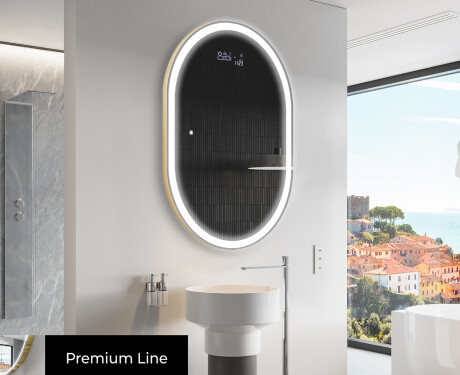 Pystysuora LED-valaistus Custom Mirror Kylpyhuoneen valaistus L230 #4