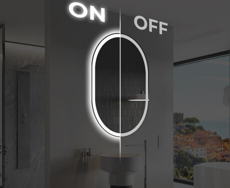 Pystysuora LED-valaistus Custom Mirror Kylpyhuoneen valaistus L230 #3