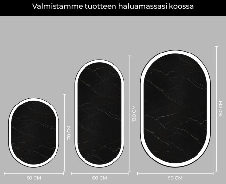 Pystysuora LED-valaistus Custom Mirror Kylpyhuoneen valaistus L230 #4