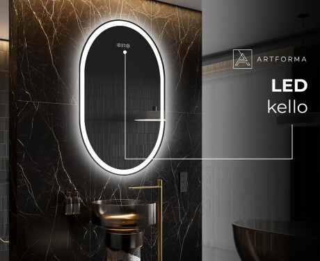 Pystysuora LED-valaistus Custom Mirror Kylpyhuoneen valaistus L230 #7