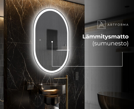 Pystysuora LED-valaistus Custom Mirror Kylpyhuoneen valaistus L230 #8