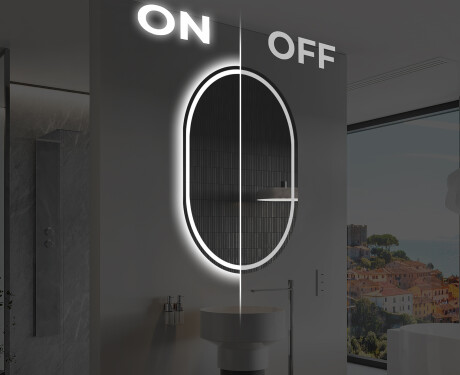 Pystysuora LED-valaistus Custom Mirror Kylpyhuoneen valaistus L231 #3